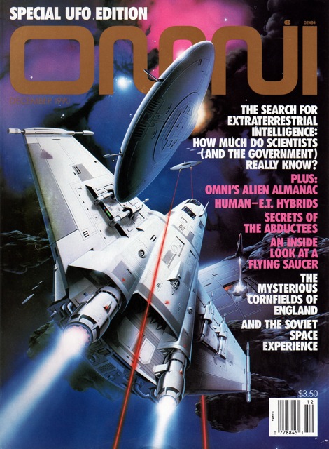 Omni December 1990 magazine back issue Omni magizine back copy 