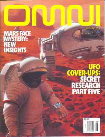 Omni August 1994 magazine back issue Omni magizine back copy 