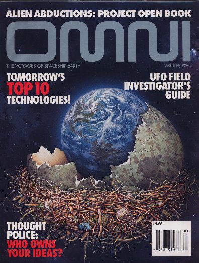 Omni Winter 1995 magazine back issue Omni magizine back copy 