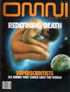 Omni September 1987 magazine back issue cover image