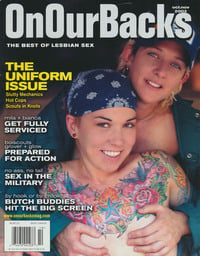 On Our Backs October/November 2002 Magazine Back Copies Magizines Mags