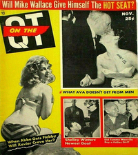 On the Q.T. November 1957 Magazine Back Copies Magizines Mags