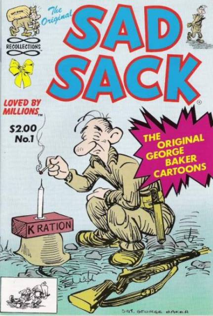 Original Sad Sack Comic Book Back Issues of Superheroes by A1Comix