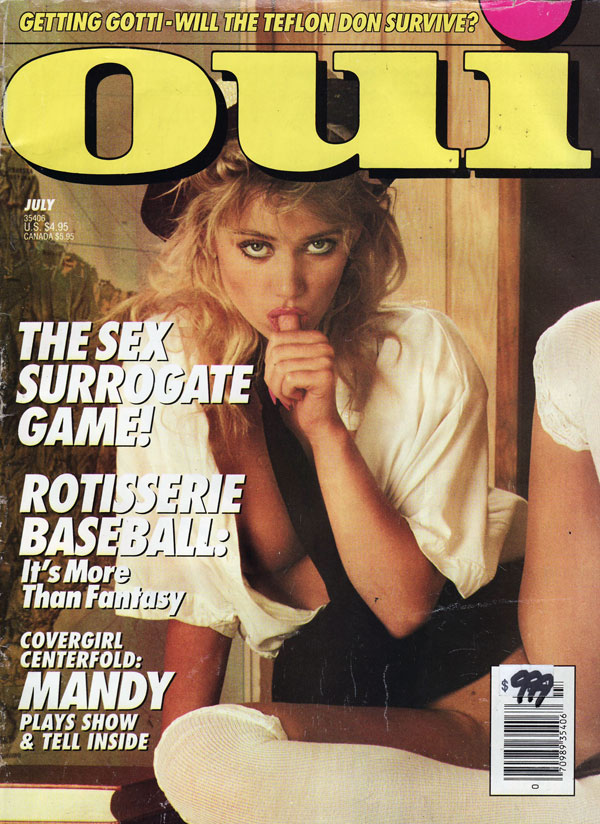Oui July 1991 magazine back issue Oui magizine back copy oui magazine back issues, sexy nude girls, new magazine from playboy, xxx photos, awesome articles,