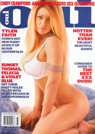 Oui July 2004 magazine back issue Oui magizine back copy 