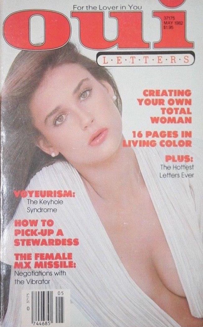 Oui Letters May 1982 magazine back issue Oui Letters magizine back copy 