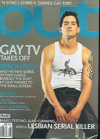 Out June 2001 magazine back issue Out magizine back copy Out June 2001 American LGBTQ news, fashion, entertainment, and lifestyle magazine back issue Published by LPI Media. Gay TV Takes Off.