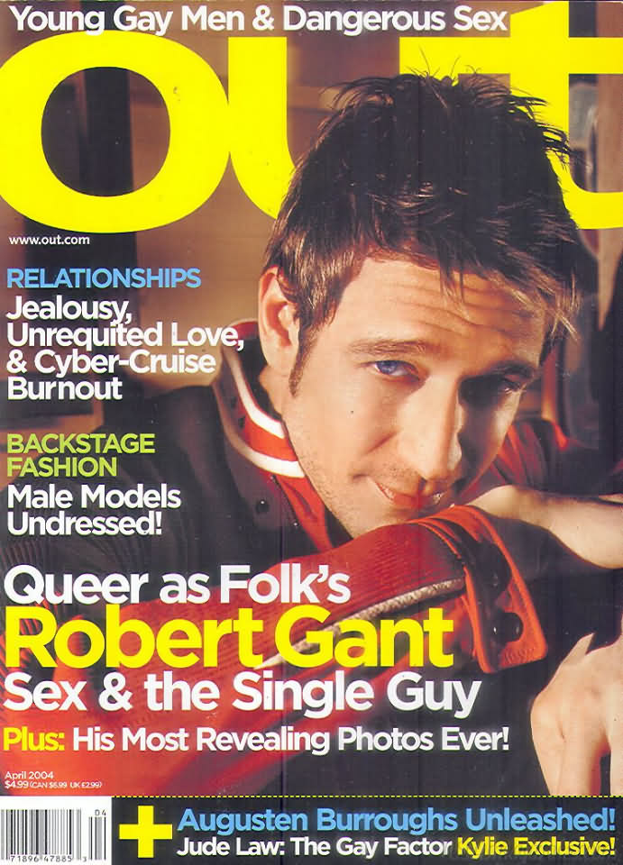 Out April 2004 magazine back issue Out magizine back copy Out April 2004 American LGBTQ news, fashion, entertainment, and lifestyle magazine back issue Published by LPI Media. Young Gay Men & Dangerous Sex.