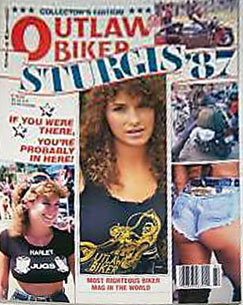 Outlaw Biker Winter 1988 magazine back issue Outlaw Biker magizine back copy Outlaw Biker Winter 1988 Magazine Back Issue for Bike Riding Rebels and Members of Outlaw Motorcycle Clubs. Sturgis 87.