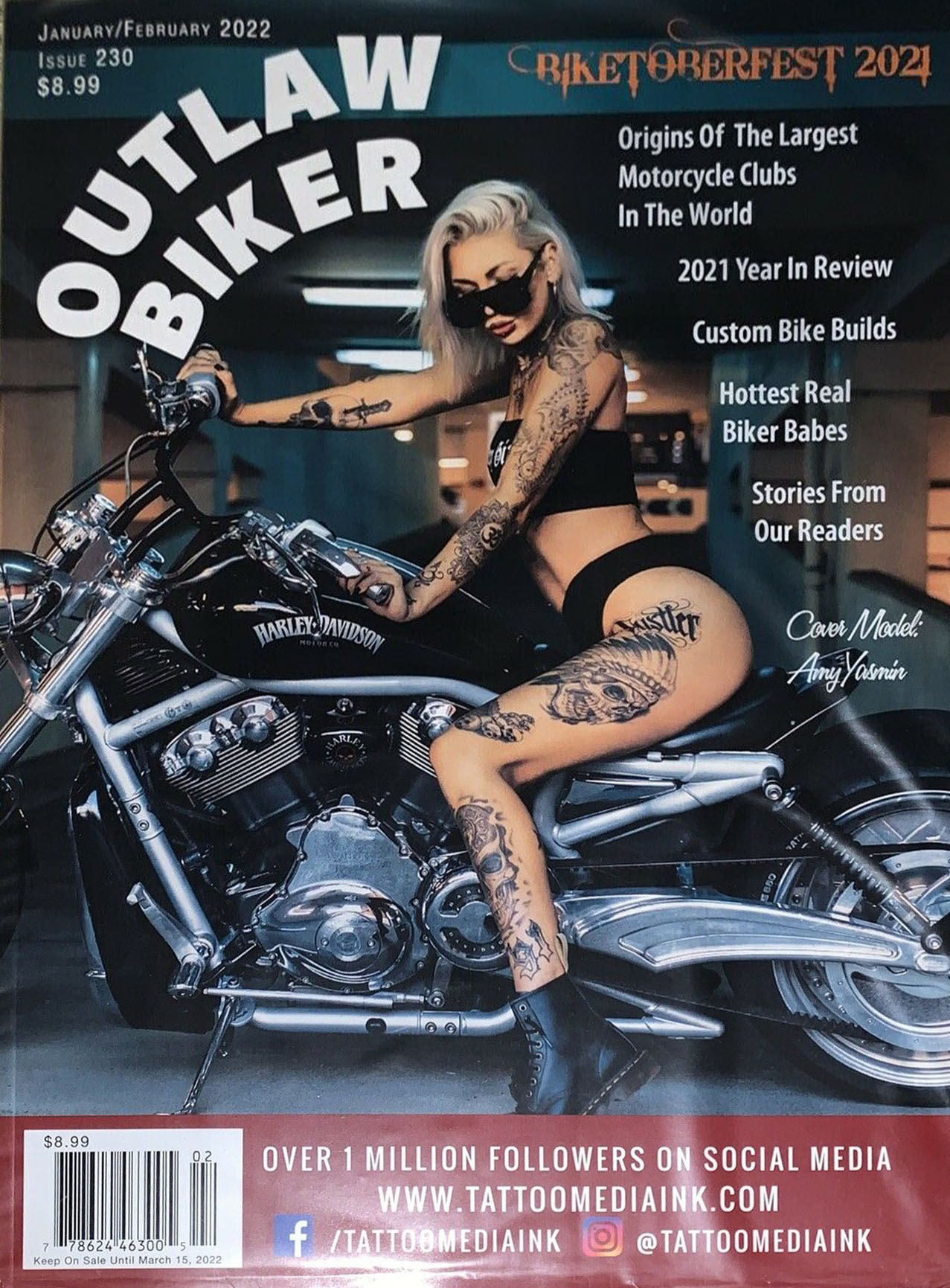 Outlaw Biker January/February 2022 magazine back issue Outlaw Biker magizine back copy Outlaw Biker January/February 2022 Magazine Back Issue for Bike Riding Rebels and Members of Outlaw Motorcycle Clubs. Origins Of The Largest Motorcycle Clubs In The World.