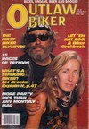 Outlaw Biker April 1985 magazine back issue cover image