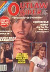 Outlaw Biker August 1987 magazine back issue cover image