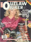 Outlaw Biker April 1988 Magazine Back Copies Magizines Mags