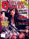Outlaw Biker February 1992 magazine back issue cover image