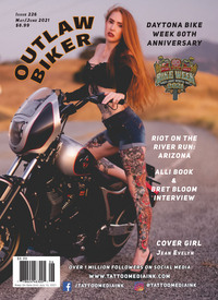 Outlaw Biker # 226, May/June 2021 Magazine Back Copies Magizines Mags