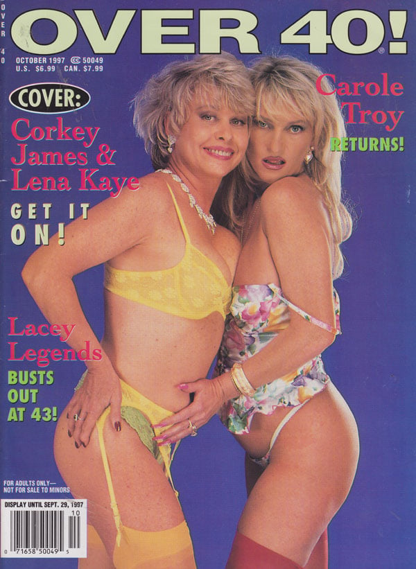 Over 40 October 1997 magazine back issue Over 40 magizine back copy over 40! magazine xxx back issues 1997 hot older ladies naked explicit fetish porn pics mature milfs