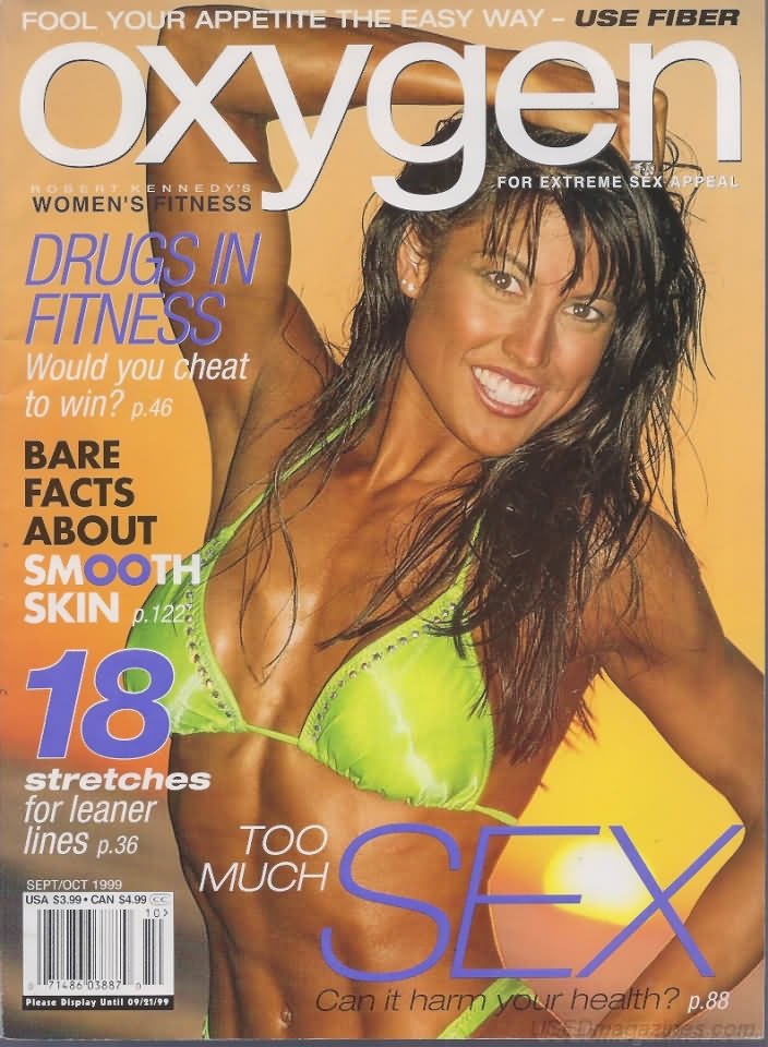 Oxygen September/October 1999 magazine back issue Oxygen magizine back copy 