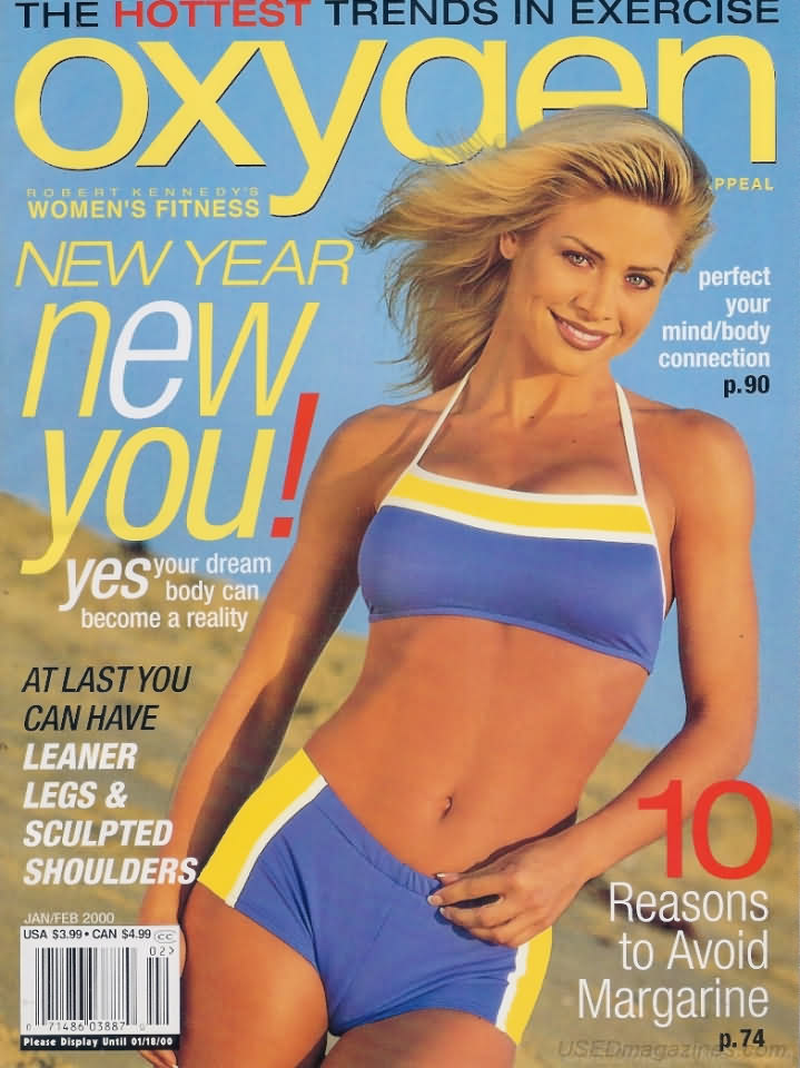 Oxygen January/February 2000 magazine back issue Oxygen magizine back copy 