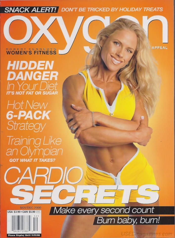Oxygen November/December 2000 magazine back issue Oxygen magizine back copy 