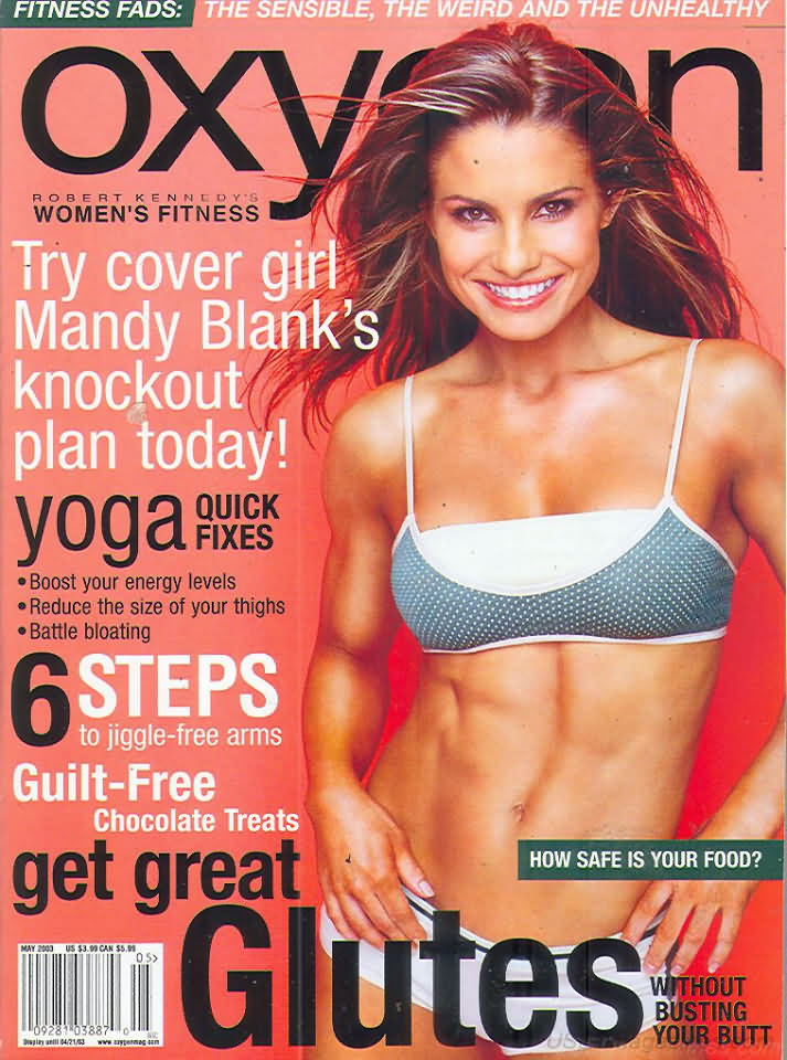 Oxygen May 2003 magazine back issue Oxygen magizine back copy 