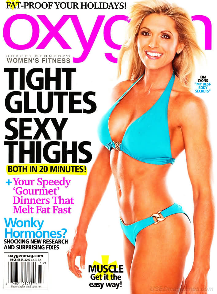 Oxygen December 2009 magazine back issue Oxygen magizine back copy 