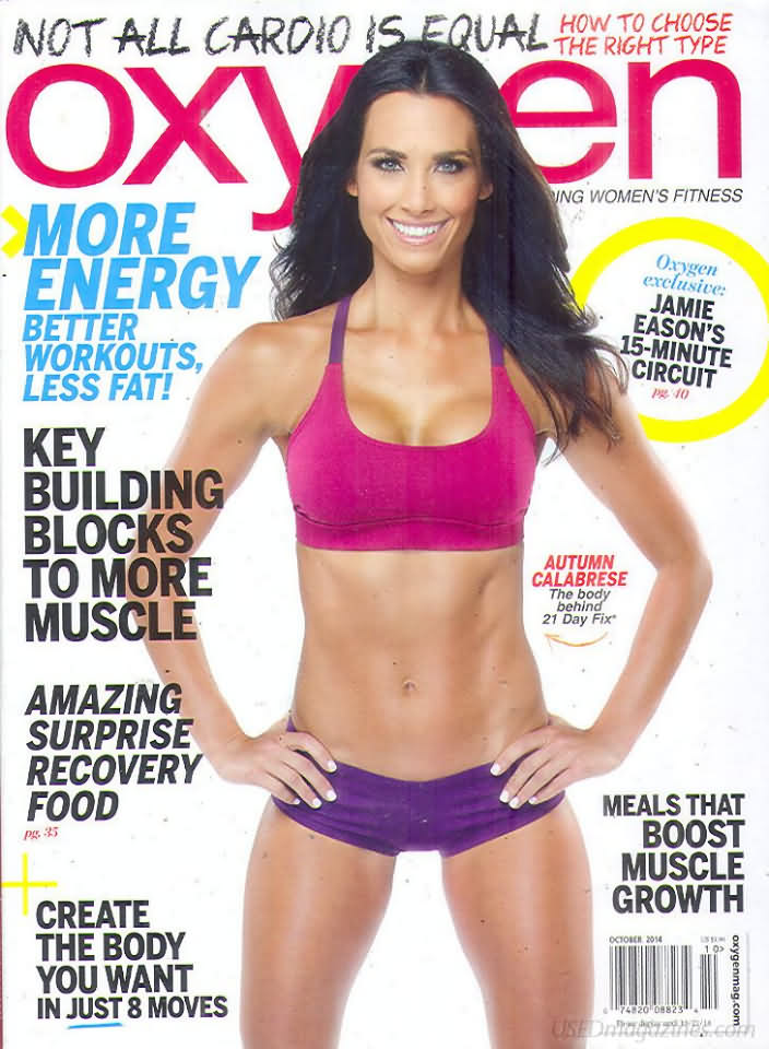Oxygen October 2014 magazine back issue Oxygen magizine back copy 