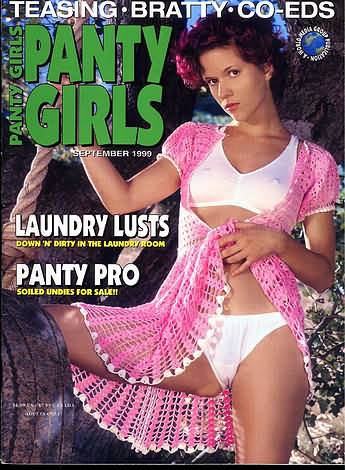Panty Girls September 1999 magazine back issue Panty Girls magizine back copy 