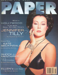 Jennifer Tilly magazine cover appearance Paper May 1998