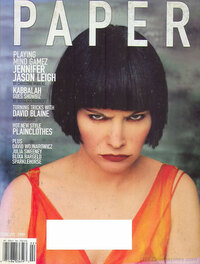 Jennifer Jason Leigh magazine cover appearance Paper February 1999