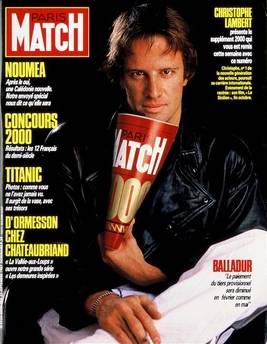 Paris Match September 25, 1987, , Christophe Lambert Magazine, Pa