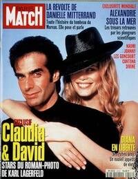 David magazine cover appearance Paris Match September 28, 1995