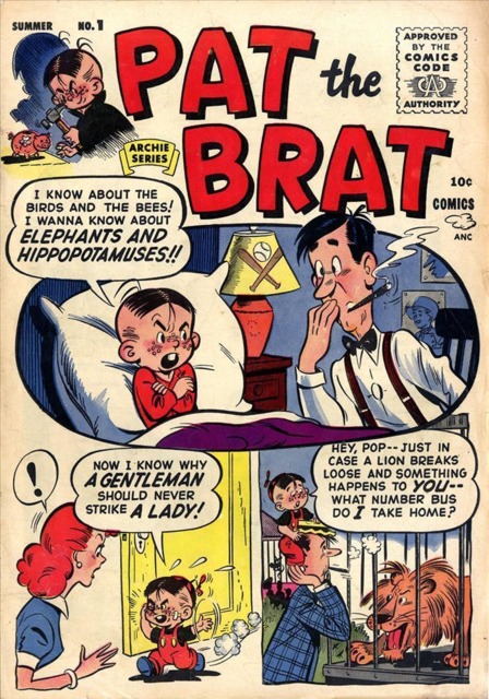 Pat the Brat Comic Book Back Issues by A1 Comix
