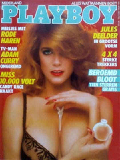 Playboy (Netherlands) April 1987 magazine back issue Playboy (Netherlands) magizine back copy Playboy (Netherlands) magazine April 1987 cover image, with Charlotte Kemp on the cover of the magaz