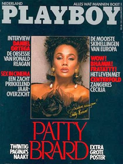 Playboy (Netherlands) January 1988 magazine back issue Playboy (Netherlands) magizine back copy Playboy (Netherlands) magazine January 1988 cover image, with Patty Brard on the cover of the magazi