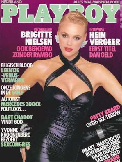 Playboy (Netherlands) February 1988 magazine back issue Playboy (Netherlands) magizine back copy Playboy (Netherlands) magazine February 1988 cover image, with Brigitte Nielsen on the cover of the 
