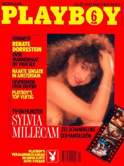 Playboy (Netherlands) May 1989 magazine back issue Playboy (Netherlands) magizine back copy Playboy (Netherlands) magazine May 1989 cover image, with Sylvia Millecam on the cover of the magazi