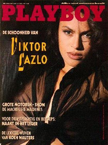 Playboy (Netherlands) March 1991 magazine back issue Playboy (Netherlands) magizine back copy Playboy (Netherlands) magazine March 1991 cover image, with Sonia Dronier (Viktor Lazlo) on the cove