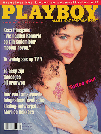 Playboy (Netherlands) September 1993 magazine back issue Playboy (Netherlands) magizine back copy Playboy (Netherlands) magazine September 1993 cover image, with Samantha Dorman on the cover of the 
