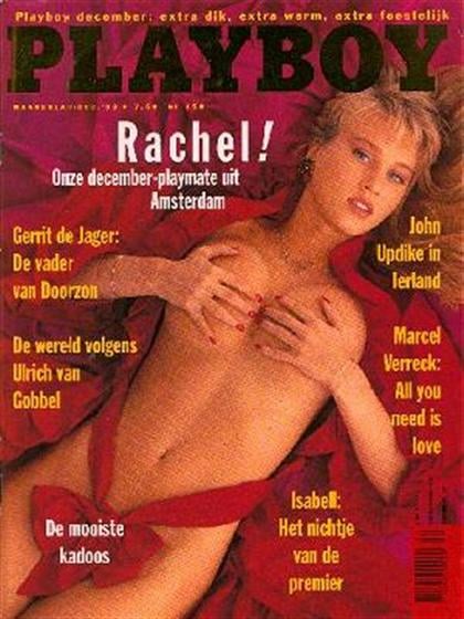 Playboy (Netherlands) December 1993 magazine back issue Playboy (Netherlands) magizine back copy Playboy (Netherlands) magazine December 1993 cover image, with Rachel ter Horst on the cover of the 