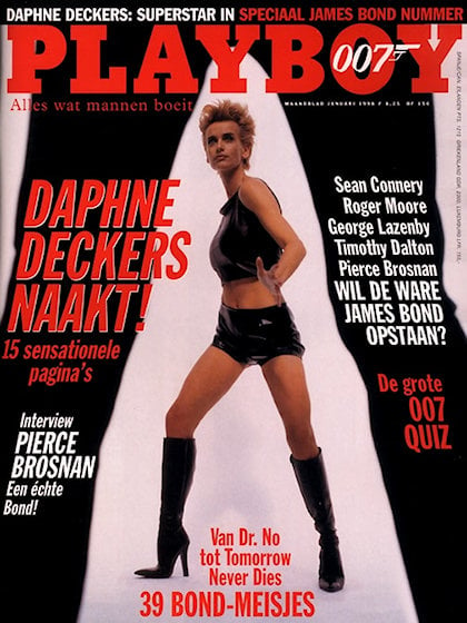 Playboy (Netherlands) January 1998 magazine back issue Playboy (Netherlands) magizine back copy Playboy (Netherlands) magazine January 1998 cover image, with Daphne Deckers on the cover of the mag