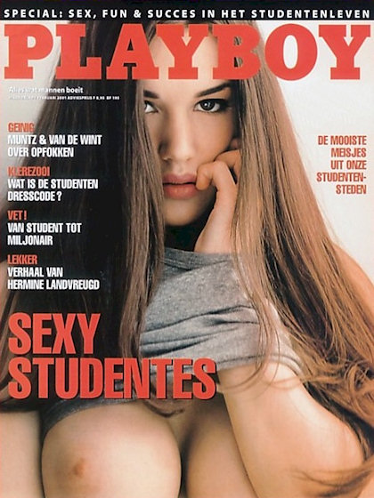 Playboy (Netherlands) February 2001 magazine back issue Playboy (Netherlands) magizine back copy Playboy (Netherlands) magazine February 2001 cover image, with Tiffany Taylor on the cover of the ma