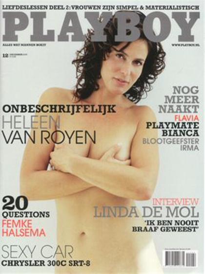 Playboy (Netherlands) December 2006 magazine back issue Playboy (Netherlands) magizine back copy Playboy (Netherlands) magazine December 2006 cover image, with Heleen van Royen on the cover of the 