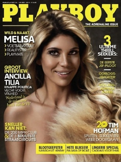 Playboy (Netherlands) May 2014 magazine back issue Playboy (Netherlands) magizine back copy Playboy (Netherlands) magazine May 2014 cover image, with Melisa Schaufeli on the cover of the magaz