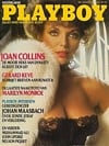 Joan Collins magazine cover appearance Playboy (Netherlands) January 1984