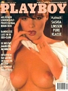Saskia Linssen magazine cover appearance Playboy (Netherlands) August 1990