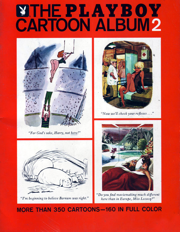 Playboy's Cartoon Album # 2 (1965) magazine back issue Playboy Newsstand Special magizine back copy playboy news stand special, 1965, cartoon special, jules feiffer, mort gerberg, hugh m. hefner, play