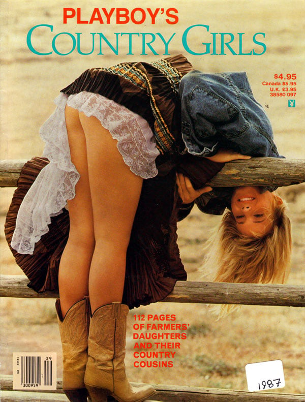 Playboy's Country Girls (1987) magazine back issue Playboy Newsstand Special magizine back copy playboy's news stand special featuring country girls in the nude, back issues from the 1980s availab