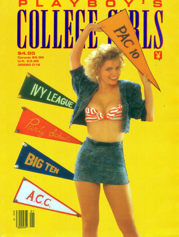 Playboys College Girls # 2 (1988) Magazine Back Issue image photo