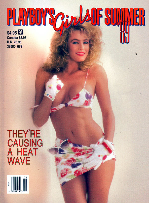 Playboy's Girls of Summer 89 # 5 magazine back issue Playboy Newsstand Special magizine back copy playboy's girls of summer '89, they're causing a heat wave, sexy women show you their nude bodies, x