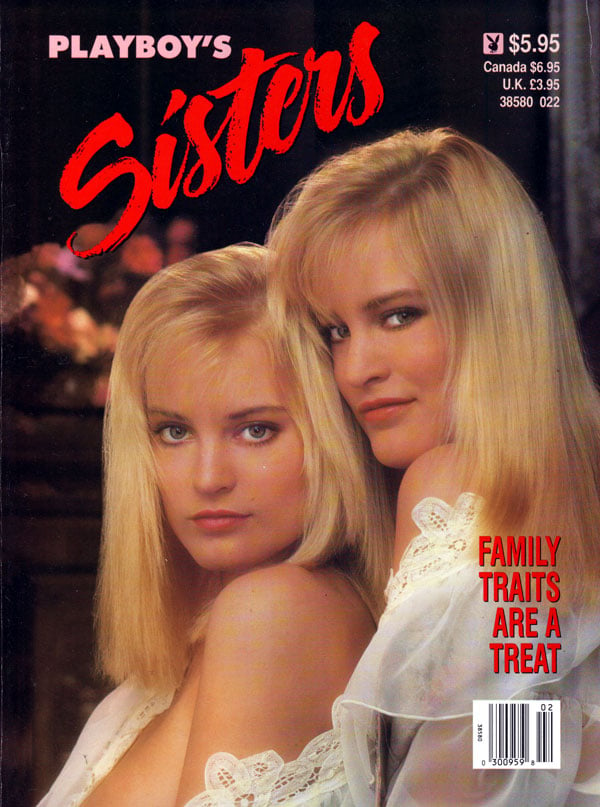 Playboy's Sisters # 2 (1992) magazine back issue Playboy Newsstand Special magizine back copy playboy's sisters, family traits are a treat, nude twin sisters, back issues for 1992, best pictoria